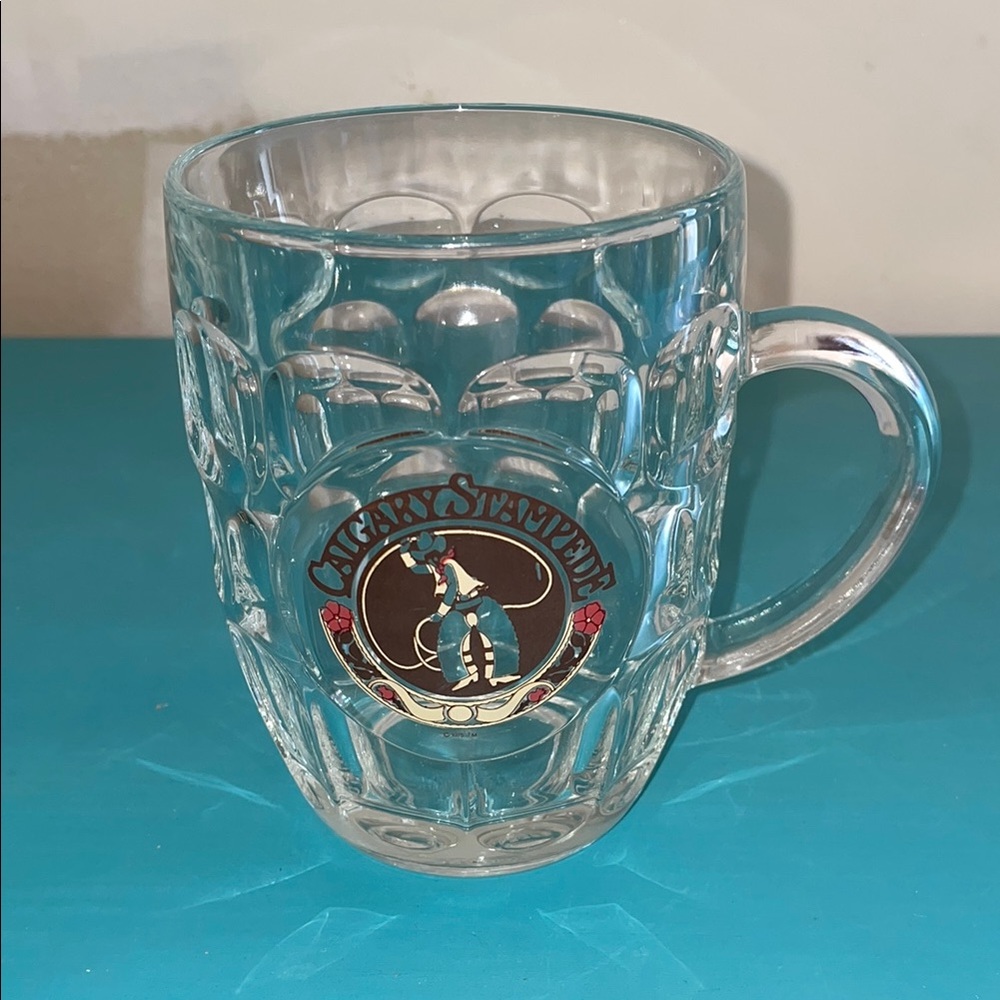 Clear Glass Mug Calgary Stampede 1975